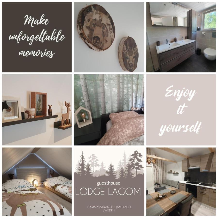 Luxury Guesthouse 'Lodge Lagom' - Hammarstrand-Jaemtland Exterior photo